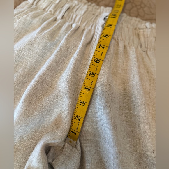 Briggs New York Beige Cream Natural Linen Blend Pants, Size S - Picture 8 of 12